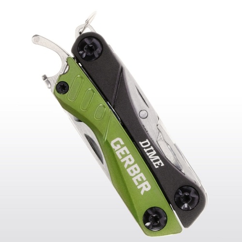 Мультитул Gerber Outdoor Dime Micro Tool, зеленый, блистер, (1014031), 31-001132 фото 4